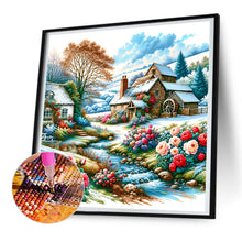 Load image into Gallery viewer, Pastoral House 30*30CM (canvas) Full Round Drill Diamond Painting
