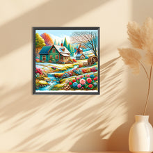 Load image into Gallery viewer, Pastoral House 30*30CM (canvas) Full Round Drill Diamond Painting

