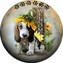 Load image into Gallery viewer, Sunflower Puppy 30*30CM (canvas) Full Round Drill Diamond Painting
