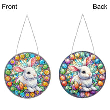 Load image into Gallery viewer, Sun Catcher 5D DIY Diamond Painting Dots Pendant for Office Decor (Egg Bunny)
