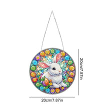 Load image into Gallery viewer, Sun Catcher 5D DIY Diamond Painting Dots Pendant for Office Decor (Egg Bunny)
