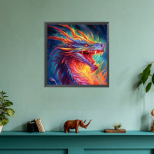 Load image into Gallery viewer, Colorful Dragon 30*30CM (canvas) Full Round Drill Diamond Painting
