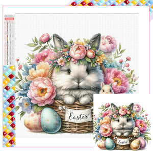 Easter Bunny 40*40CM (canvas) Full Square Drill Diamond Painting