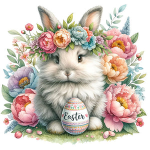 Easter Bunny 40*40CM (canvas) Full Square Drill Diamond Painting