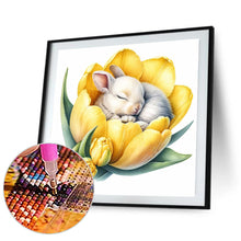 Load image into Gallery viewer, Budding Rabbit 30*30CM (canvas) Full Round Drill Diamond Painting
