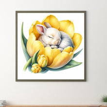 Load image into Gallery viewer, Budding Rabbit 30*30CM (canvas) Full Round Drill Diamond Painting
