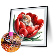 Load image into Gallery viewer, Budding Rabbit 30*30CM (canvas) Full Round Drill Diamond Painting
