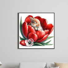 Load image into Gallery viewer, Budding Rabbit 30*30CM (canvas) Full Round Drill Diamond Painting
