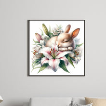 Load image into Gallery viewer, Budding Rabbit 30*30CM (canvas) Full Round Drill Diamond Painting
