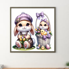 Load image into Gallery viewer, Cartoon Bunny 30*30CM (canvas) Full Round Drill Diamond Painting
