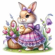 Load image into Gallery viewer, Cartoon Bunny 30*30CM (canvas) Full Round Drill Diamond Painting
