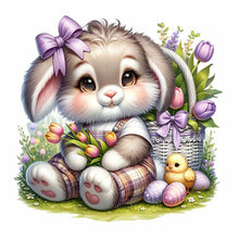 Load image into Gallery viewer, Cartoon Bunny 30*30CM (canvas) Full Round Drill Diamond Painting
