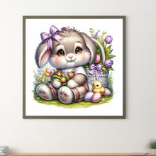 Load image into Gallery viewer, Cartoon Bunny 30*30CM (canvas) Full Round Drill Diamond Painting
