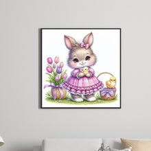 Load image into Gallery viewer, Cartoon Bunny 30*30CM (canvas) Full Round Drill Diamond Painting
