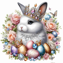 Load image into Gallery viewer, Jewelry Bunny 30*30CM (canvas) Full Round Drill Diamond Painting
