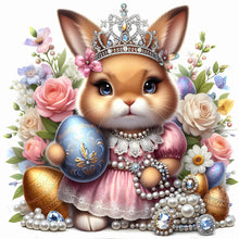 Load image into Gallery viewer, Jewelry Bunny 30*30CM (canvas) Full Round Drill Diamond Painting
