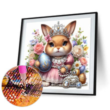 Load image into Gallery viewer, Jewelry Bunny 30*30CM (canvas) Full Round Drill Diamond Painting
