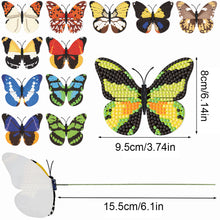 Load image into Gallery viewer, Diamond Painting Butterfly Garden Stake Patio Yard Decor DIY Crafts Kits for Kid
