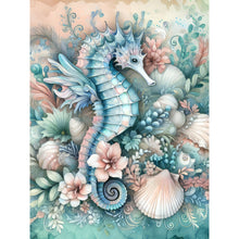 Load image into Gallery viewer, Flowers Seahorse 30*40CM (canvas) Full Round Drill Diamond Painting
