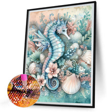 Load image into Gallery viewer, Flowers Seahorse 30*40CM (canvas) Full Round Drill Diamond Painting
