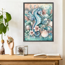 Load image into Gallery viewer, Flowers Seahorse 30*40CM (canvas) Full Round Drill Diamond Painting
