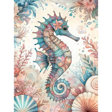 Load image into Gallery viewer, Flowers Seahorse 30*40CM (canvas) Full Round Drill Diamond Painting
