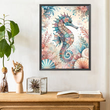 Load image into Gallery viewer, Flowers Seahorse 30*40CM (canvas) Full Round Drill Diamond Painting
