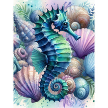 Load image into Gallery viewer, Flowers Seahorse 30*40CM (canvas) Full Round Drill Diamond Painting
