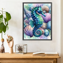 Load image into Gallery viewer, Flowers Seahorse 30*40CM (canvas) Full Round Drill Diamond Painting
