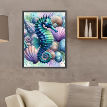 Load image into Gallery viewer, Flowers Seahorse 30*40CM (canvas) Full Round Drill Diamond Painting
