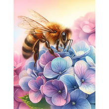 Load image into Gallery viewer, Flower Bee 30*40CM (canvas) Full Round Drill Diamond Painting
