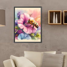 Load image into Gallery viewer, Flower Bee 30*40CM (canvas) Full Round Drill Diamond Painting
