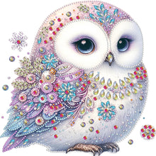 Load image into Gallery viewer, Bald Owl 30*30CM (canvas) Partial Special-Shaped Drill Diamond Painting
