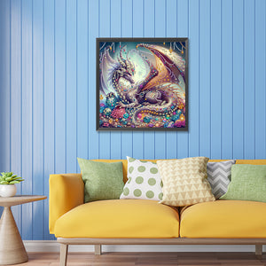 Jewel Pteranodon 30*30CM (canvas) Partial Special-Shaped Drill Diamond Painting