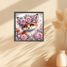 Load image into Gallery viewer, Rose Fox 30*30CM (canvas) Full Round Drill Diamond Painting
