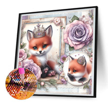 Load image into Gallery viewer, Rose Fox 30*30CM (canvas) Full Round Drill Diamond Painting
