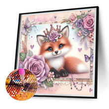 Load image into Gallery viewer, Rose Fox 30*30CM (canvas) Full Round Drill Diamond Painting
