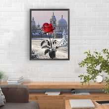 Load image into Gallery viewer, Red Rose Flower 30*40CM (canvas) Full Round Drill Diamond Painting
