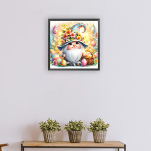 Easter Egg Gnome 30*30CM (canvas) Full Round Drill Diamond Painting