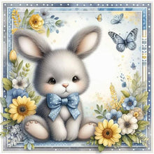 Load image into Gallery viewer, Gray Rabbit 30*30CM (canvas) Full Round Drill Diamond Painting
