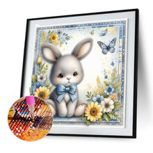 Load image into Gallery viewer, Gray Rabbit 30*30CM (canvas) Full Round Drill Diamond Painting
