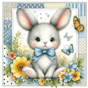 Bunny 30*30CM (canvas) Full Round Drill Diamond Painting