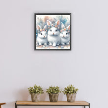 Load image into Gallery viewer, Three Rabbits 30*30CM (canvas) Full Round Drill Diamond Painting
