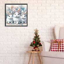 Load image into Gallery viewer, Three Rabbits 30*30CM (canvas) Full Round Drill Diamond Painting
