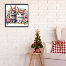 Load image into Gallery viewer, Two Rabbits 30*30CM (canvas) Full Round Drill Diamond Painting
