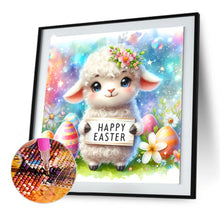 Load image into Gallery viewer, Easter Lamb 30*30CM (canvas) Full Round Drill Diamond Painting
