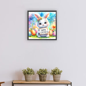 Easter Bunny 30*30CM (canvas) Full Round Drill Diamond Painting