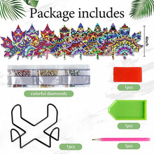 Load image into Gallery viewer, 8 Pcs Diamond Art Coasters Diamond Art Coasters Crafts for Gifts (Maple Leaf)
