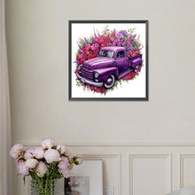 Load image into Gallery viewer, Purple Truck 30*30CM (canvas) Full Square Drill Diamond Painting
