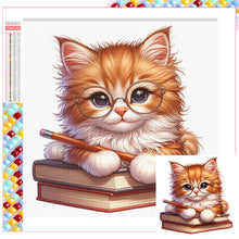 Load image into Gallery viewer, Cute Kitten 30*30CM (canvas) Full Square Drill Diamond Painting
